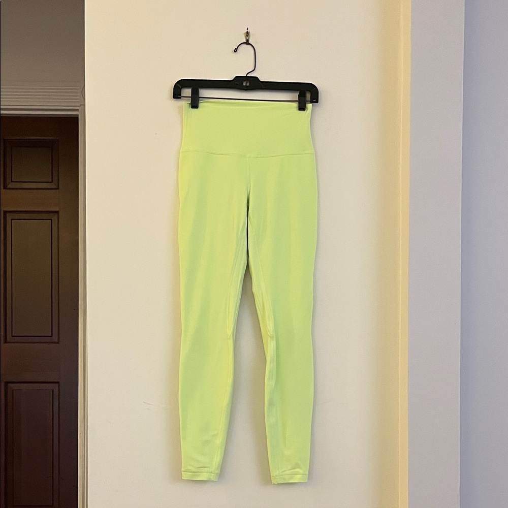 💛⚡️ Lululemon Align HR 28” Leggings – Faded Zap – High Rise – Size 6 ⚡️💛